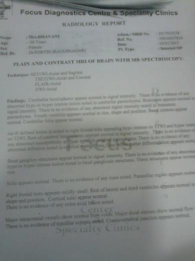 Radiology Report