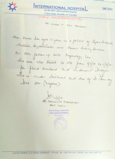Medical Certificate
