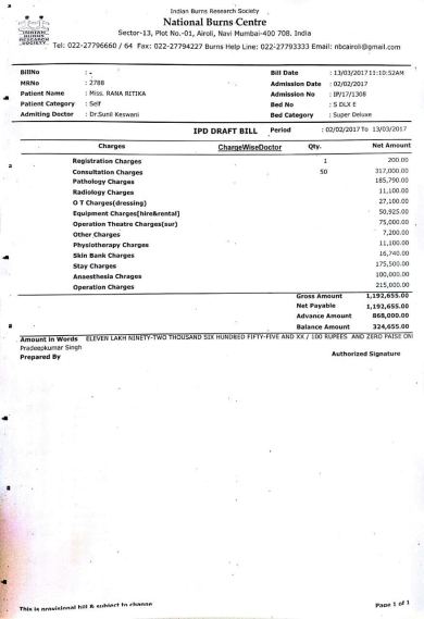 Medical expenses