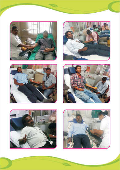 Uyirthuli Team Donating Blood