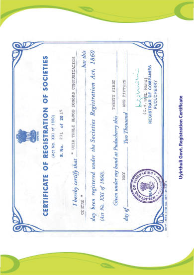 Registration Certificate