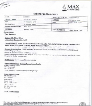 Patient Summary