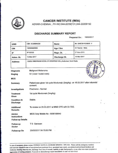 Discharge Summary