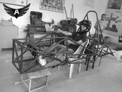 Suspension and engine mountings completed.