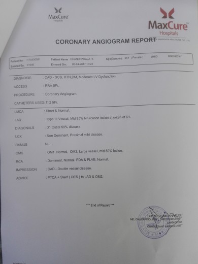Medical report