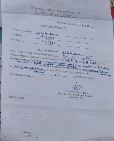 Referral Certificate