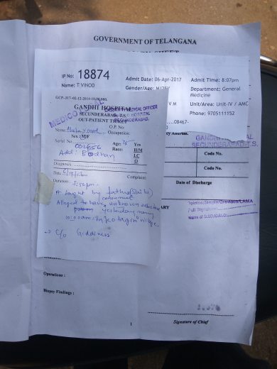 Vinod admission doc