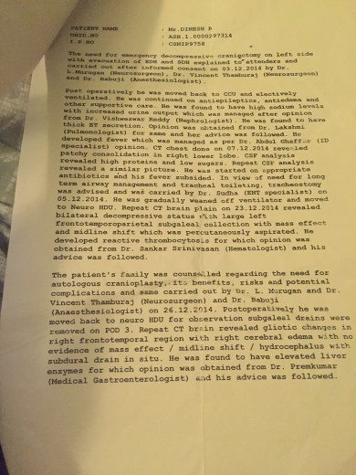 discharge summary