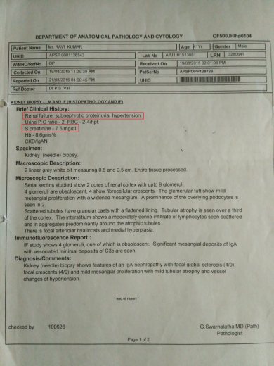 Biopsy Report