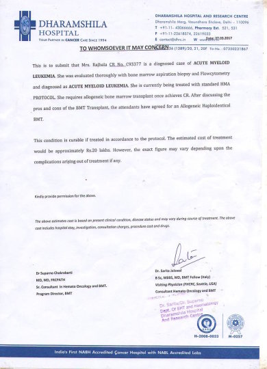 Estimation Letter