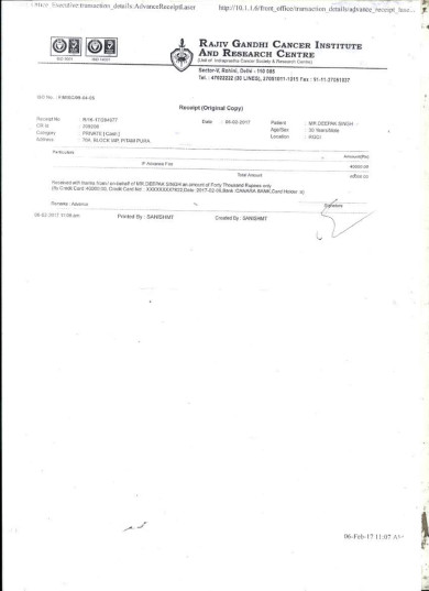 Chemo Bills