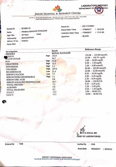 Renal Report