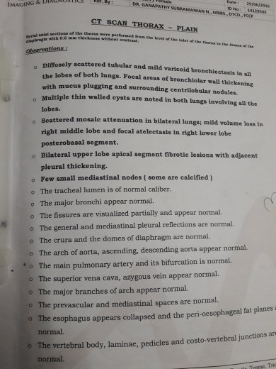 Scan report