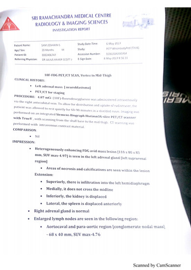 Medical report