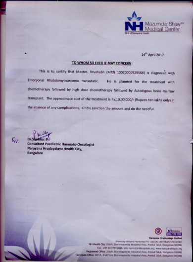 Estimation letter