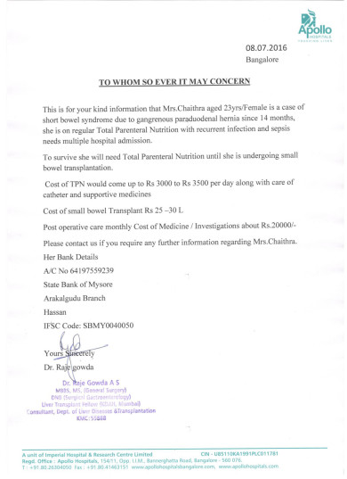 Estimation Letter