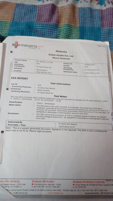 EEG report
