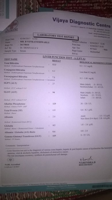 April 3 2017 LIVER FUNCTION TEST (LFT)