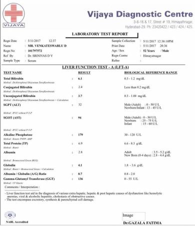 May 11 2017 LIVER FUNCTION TEST