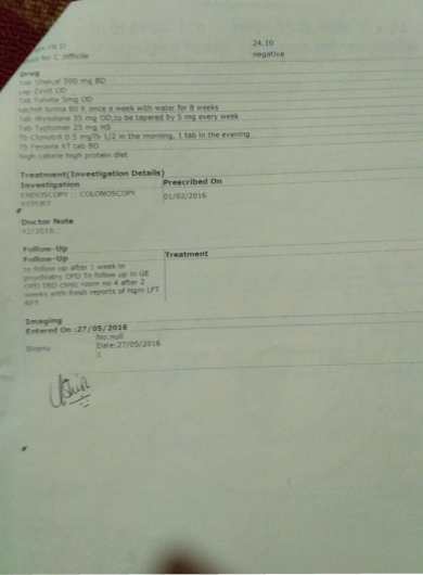 Medical Record - 20 - 3rd Hospital Admission Discharge Card - 2