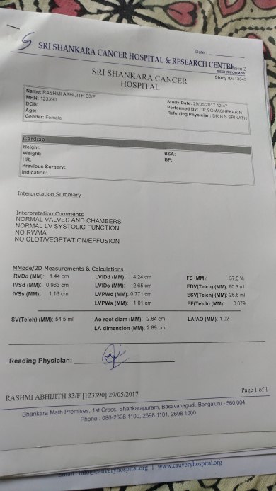 Chest XRay Report