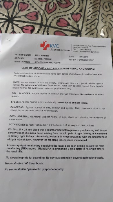 CT Scan report 1