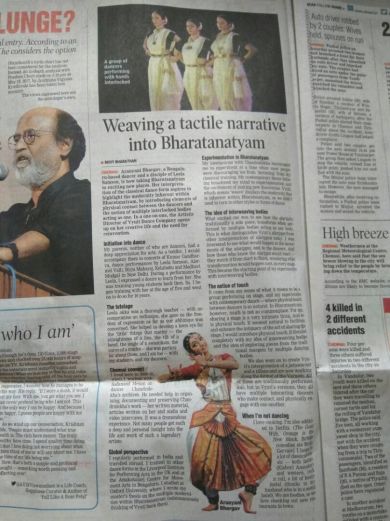 Story about Vyuti in DTNext, Chennai