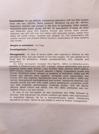 diagnosis document
