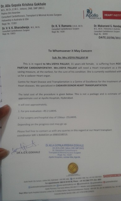 Estimation letter