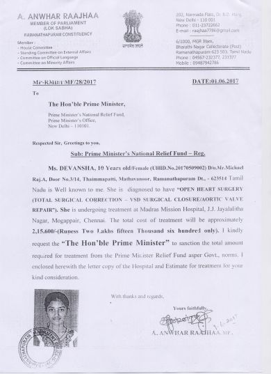 MP Letter