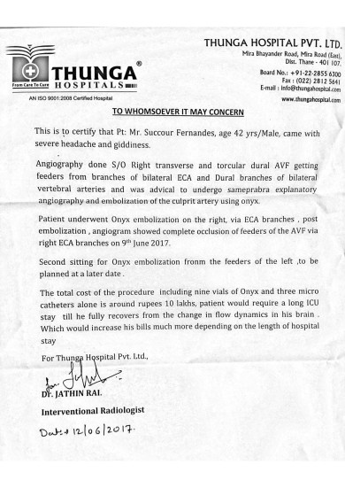 Updated estimate letter