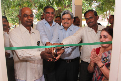 Swachalaya Official Launch at Sri Sharadha school,Tippasandra Village