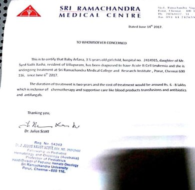 Estimation letter