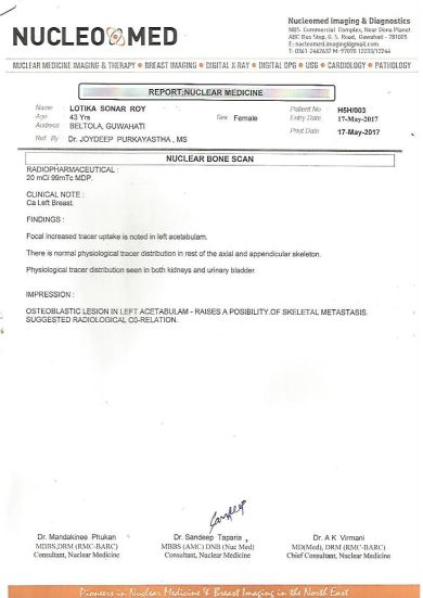 NUCLEAR BONE SCAN A