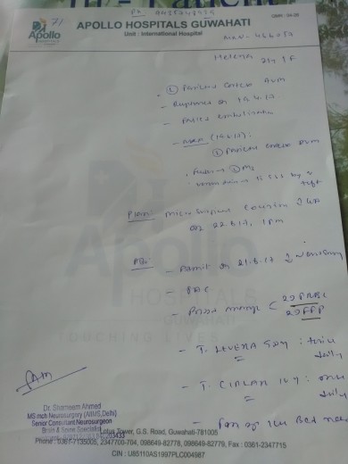 doctors report