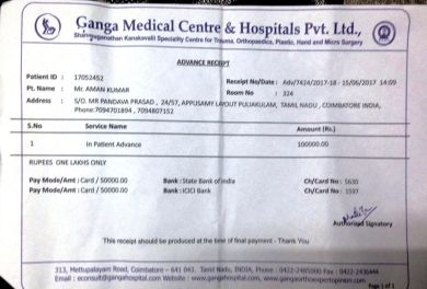 Hospital bills