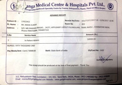 Hospital bills