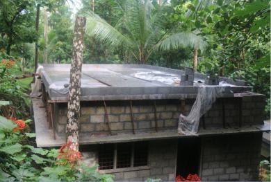 concreting of the roofing is over yesterday 26/06/2017