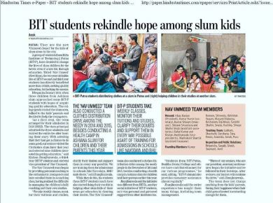 Spreading the warmth campaign/Hindustan times