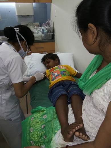 Treatment going on