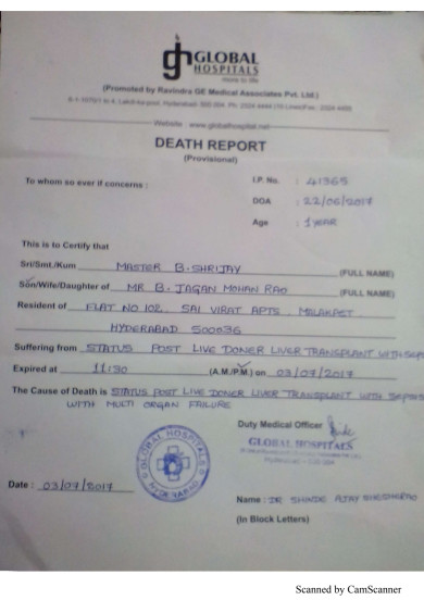 Death Report