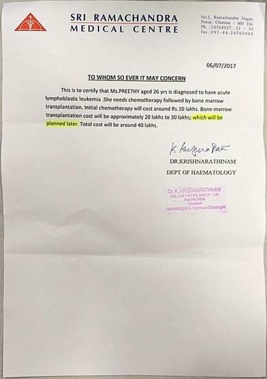Revised Estimate (as shared in the update posted on 6th July 2017)