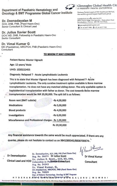 Estimation letter