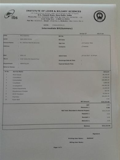 Bill 3 till 14 July