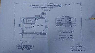 Government approved plan for the houses
