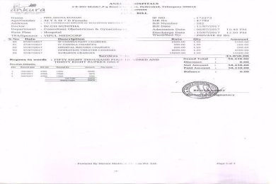 Bill Paid for Wife