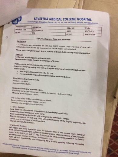 medical document