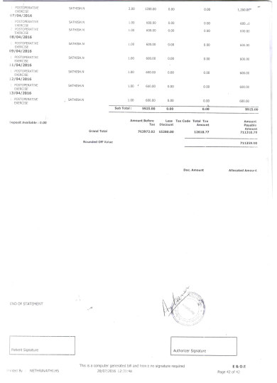 columbia asia hospital bill late page