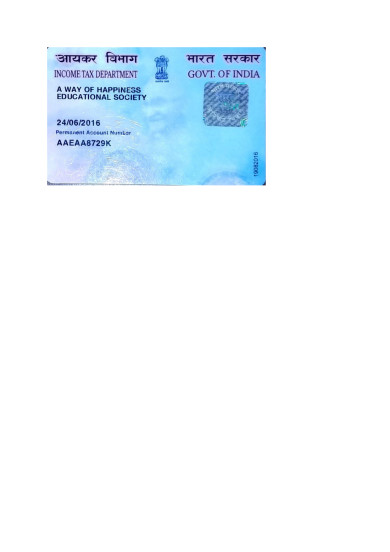 PAN card