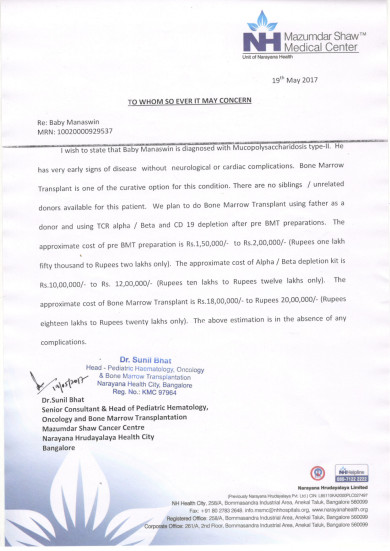 Estimation Letter